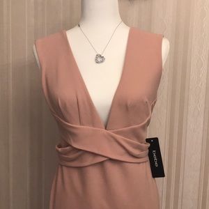 Bebe dress blush pink dress